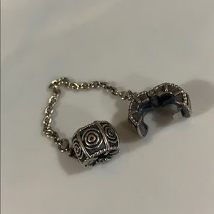 AUTHENTIC PANDORA RETIRED DREAMER SAFETY CHAIN